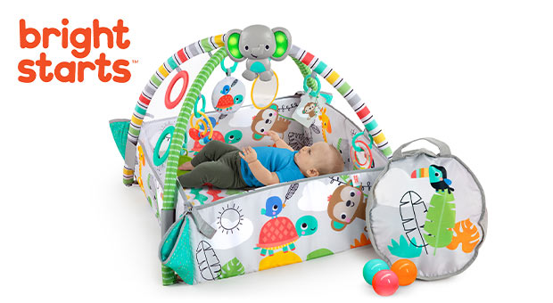 Bright Starts 5-in-1 Activity Gym Totally Tropical